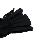 Carolina Herrera Black Poplin Blouse
