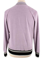 Palm Angels Lilac Chenille Track Jacket