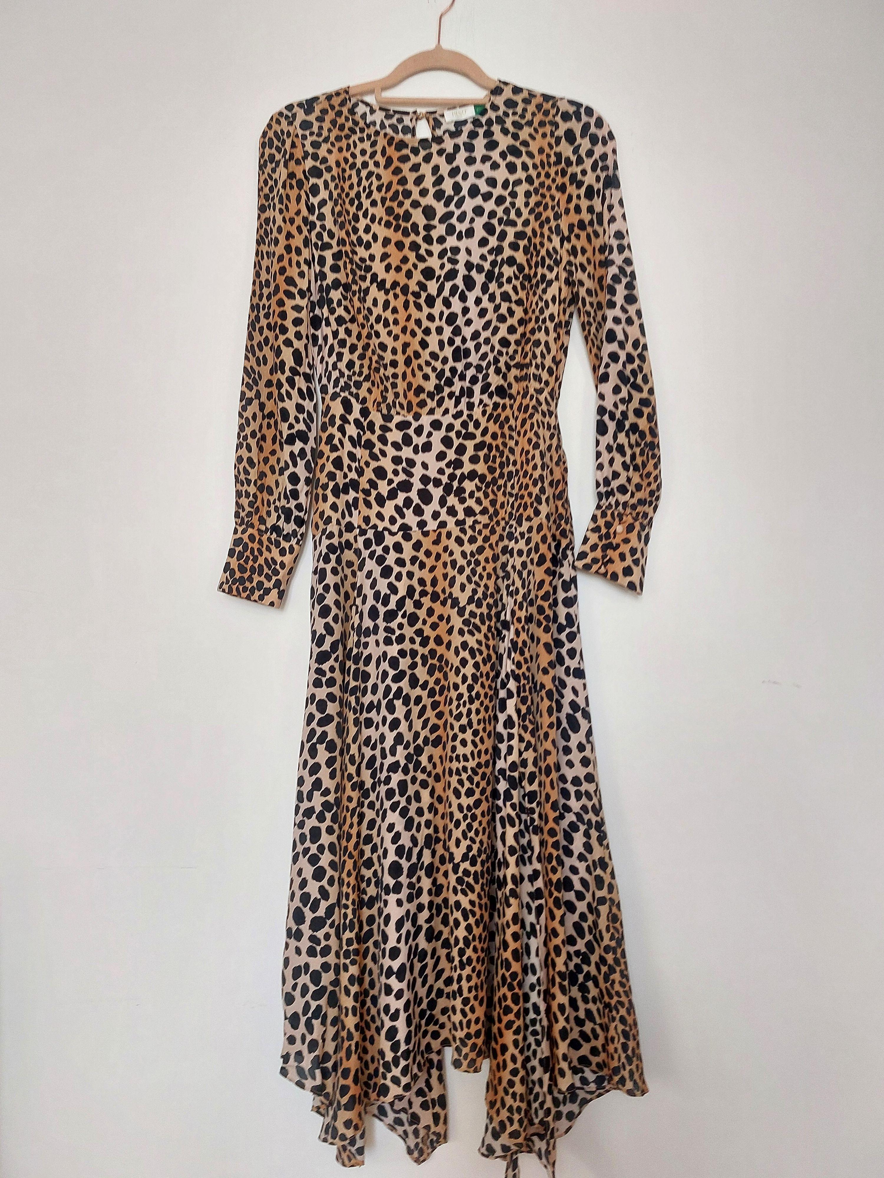 Rixo Leopard Print Elsa Dress