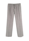 Joseph Grey Tailored Drawstring Waist Wool Trousers