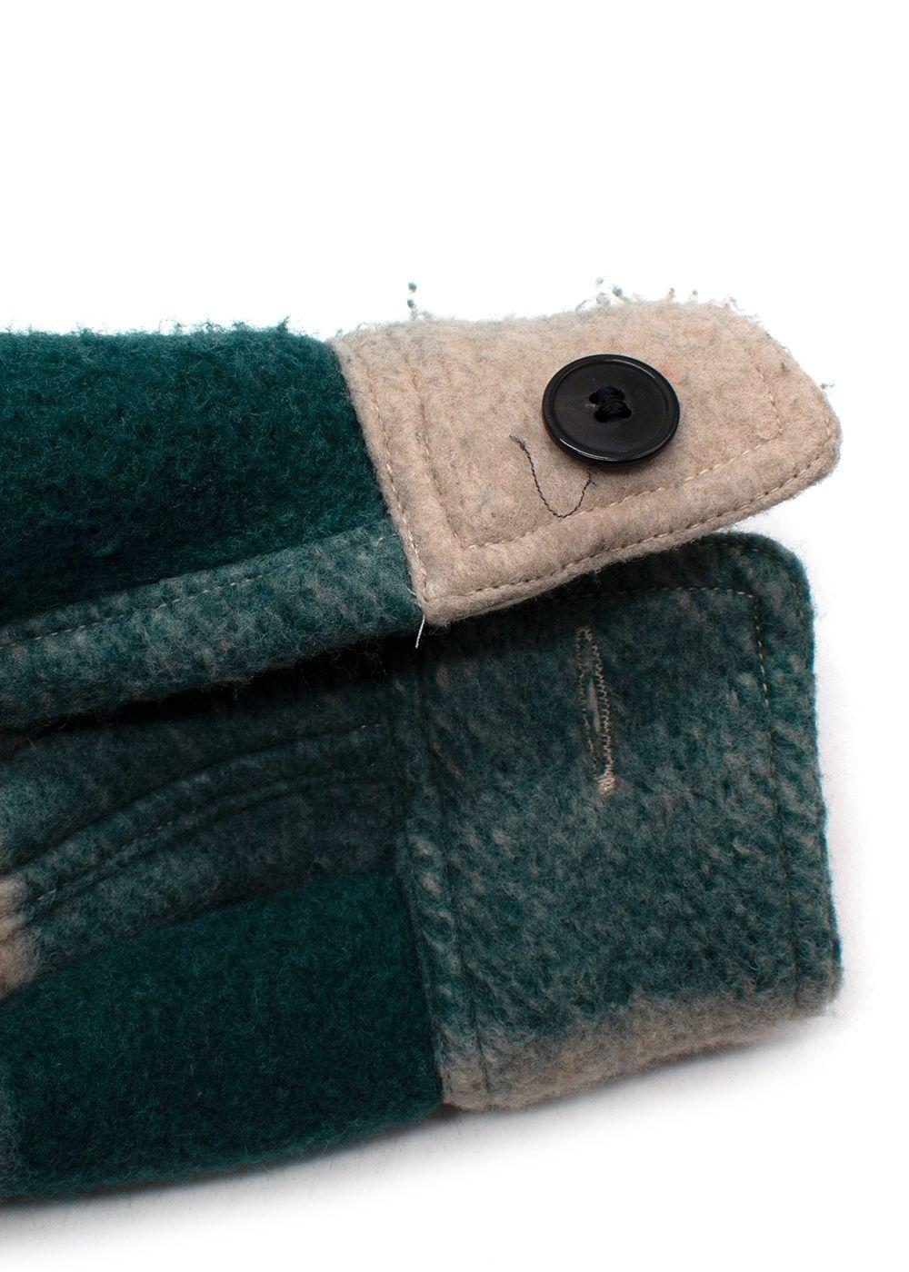 Isabel Marant Green Harveli Short Checked Jacket