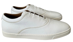 Giorgio Armani White Leather Sneakers