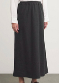 Eskandar Virgin Wool-Cashmere Midi Skirt