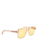 Joseph Apricot Aviator Square Sunglasses