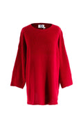Marina Rinaldi Red Maglia Tricot Sweater