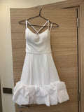 Post Meridiem White Strapless Mini Dress