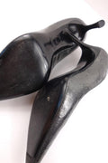 Miu Miu Pewter Metallic High Heel Pumps
