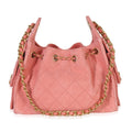 Chanel  Suede Mini Chanel 25 Hobo