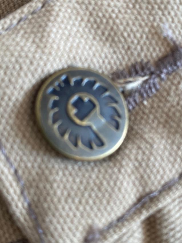 Belstaff beige cotton chino work wear trousers