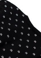 Alexander Wang Black Cropped Crystal T-Shirt