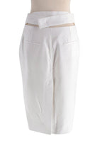 Jacquemus White Le Jupe Midi 'BARI' Skirt