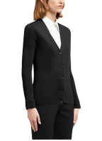 Prada Black Super Fine Knit Cardigan