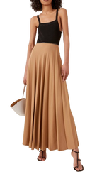 Peter Do High-rise Stretch-crêpe Midi Skirt