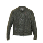 Belstaff Green Outlaw Waxed Biker Jacket