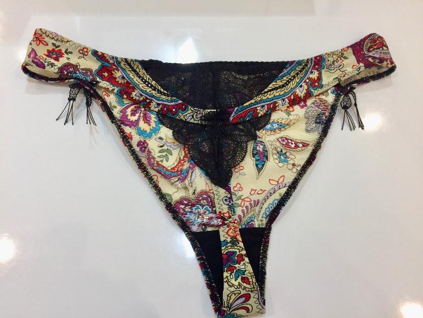 Aubade Limited Edition Paisley Tulle & Lace Tanga