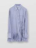 Cotton Striped Shirt Dress