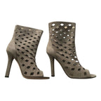 Jimmy Choo Suede Cut-Out Booties