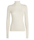 Colombo White Kid Wool Rollneck Sweater