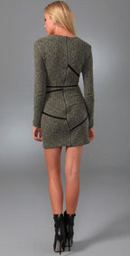 Preen By Thorton Bregazzi  Runway Moss Lace Chelsea Dress