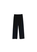 Black Satin Wide Leg Trousers