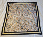 Burberry Montage Print Silk Square Scarf