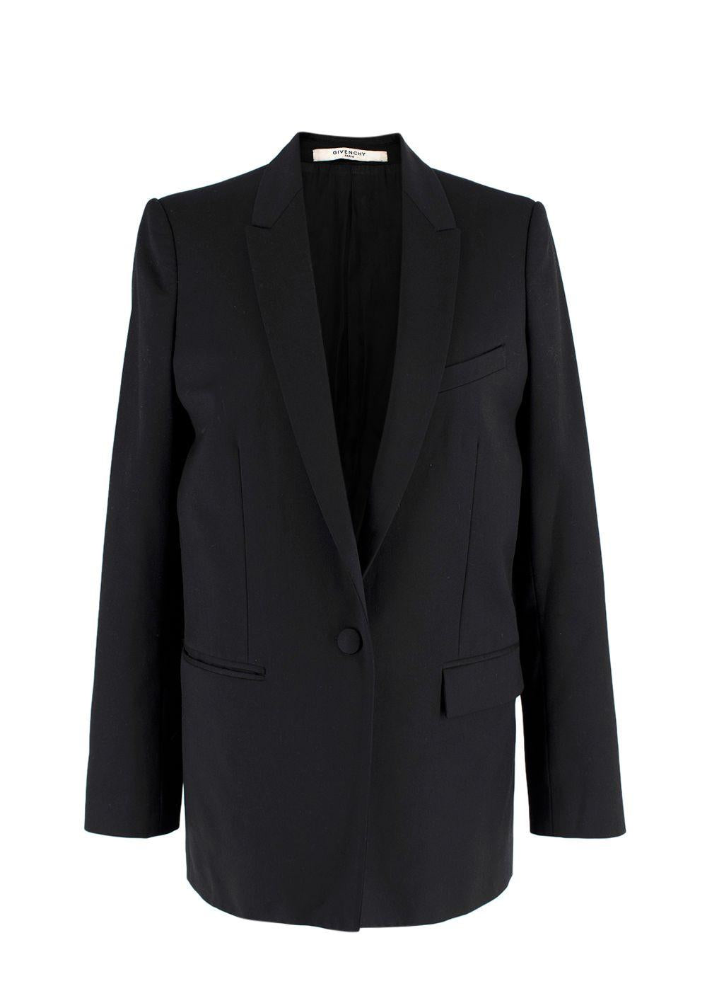Givenchy Slim Fit Tailored Black Blazer