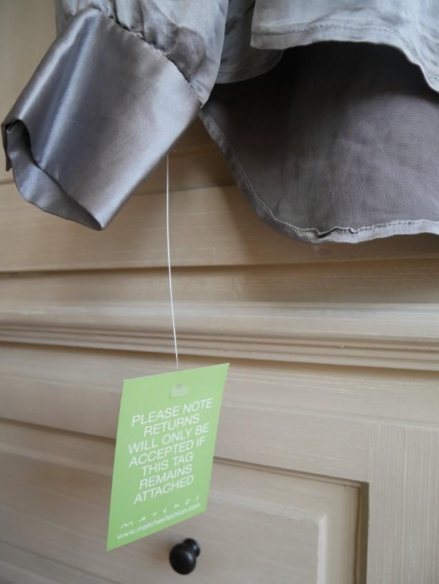 Theory Silver Deno Blouse