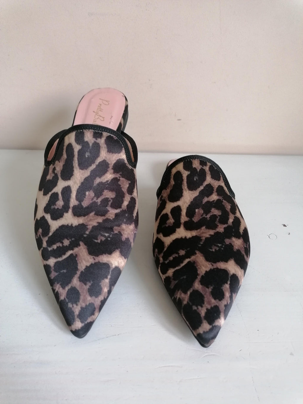 Pretty Ballerinas leopard print ella dancer mules