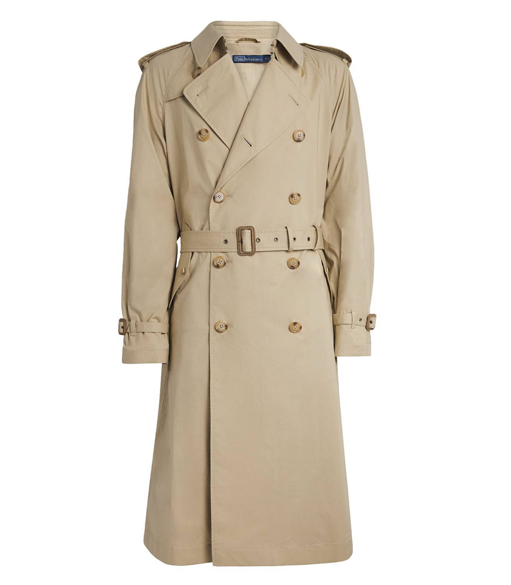 Polo Ralph Lauren Cotton Belted Trench Coat