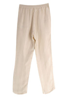 Golden Goose Cream SStar Print Split Hem Joggers