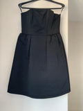 Tar Jarmon Strapless Black Mini Dress