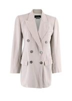 Isabel Marant Light Grey Double-Breasted Blazer