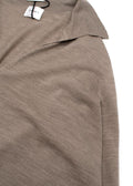 Leset Sand Brown James V Neck Polo Shirt