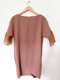 Elisabetta Franchi Crepe Chiffon Sleeve Dress