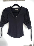 Ribbed Cotton Pia Top