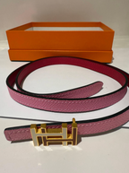 Hermes Reversible Thin Belt