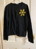 Moschino Cheap & Chic Black Wool Blend Cardigan
