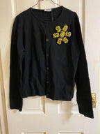 Moschino Cheap & Chic Black Wool Blend Cardigan