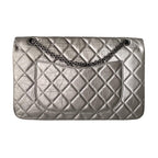 Vintage Silver Aged Leather 2.55 Reissue 227 Bag