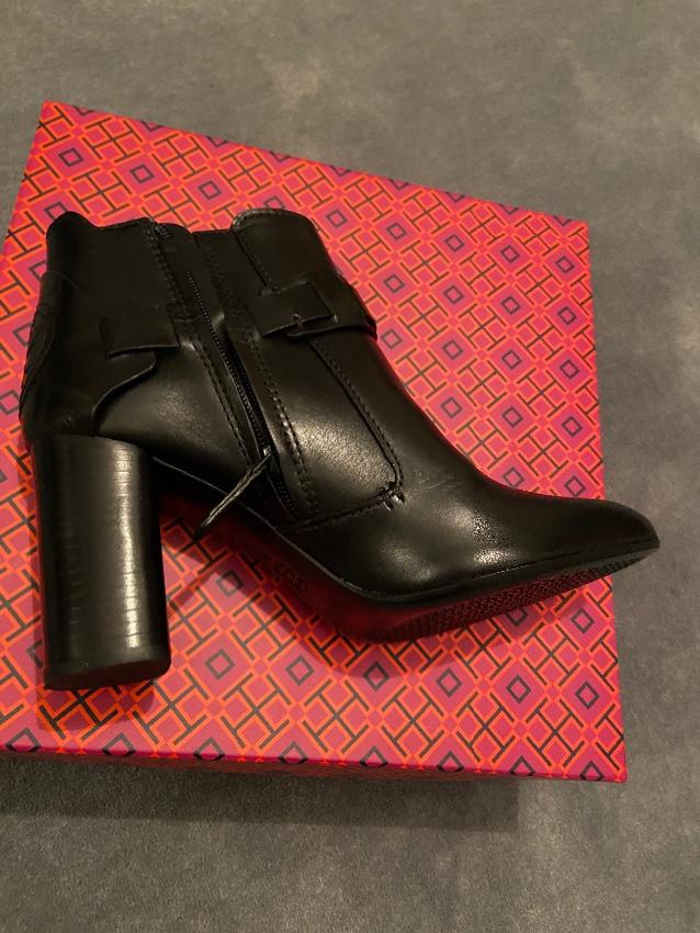 Tory Burch Colton Black Leather Bootie
