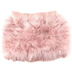 Miss Grant girl's dusty-pink feather skirt