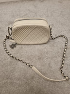 Chanel White Coco Boy Camera Bag