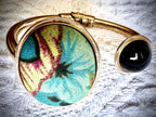 Tapestry Gold Tone Bangle Bracelet