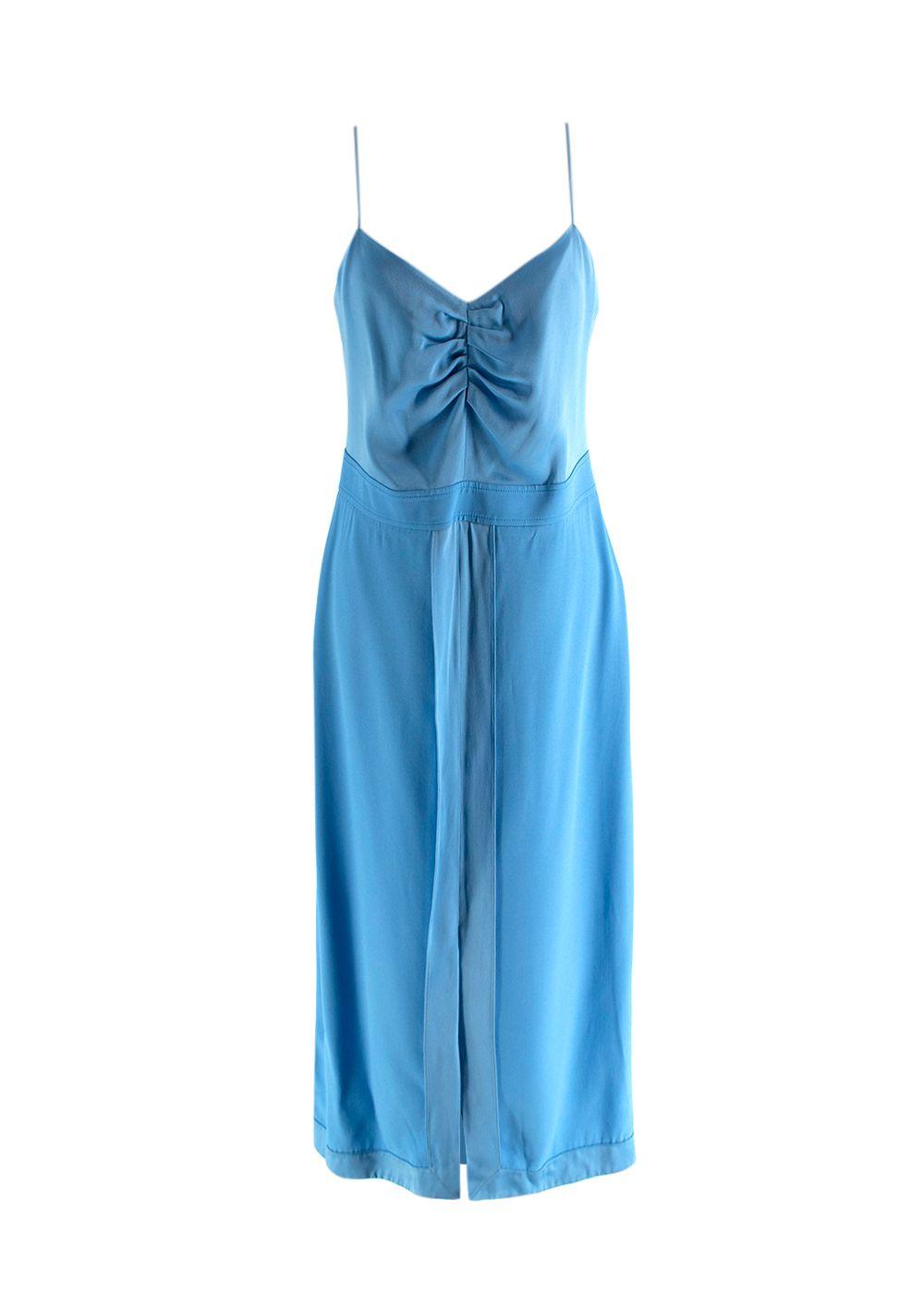 Givenchy Blue Strap Midi Dress