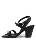 Hermes Black Leather Ivresse Sandals