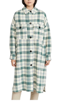 Isabel Marant Etoile Green Tartan Fontia Coat