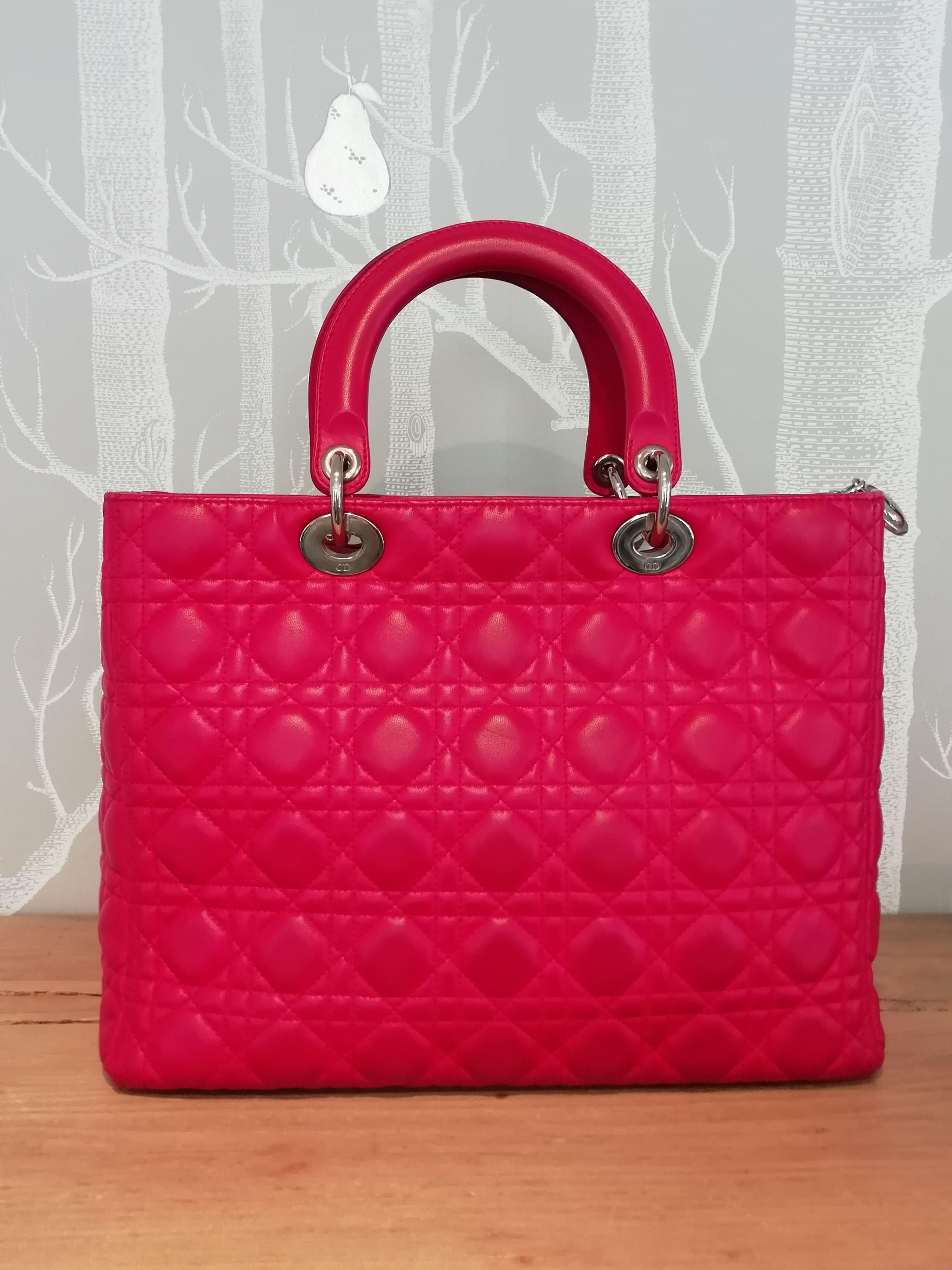 Dior Pink Large Lady Dior