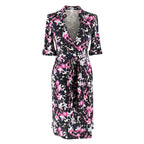 Diane von Furstenberg Jessica Printed Silk Wrap Dress