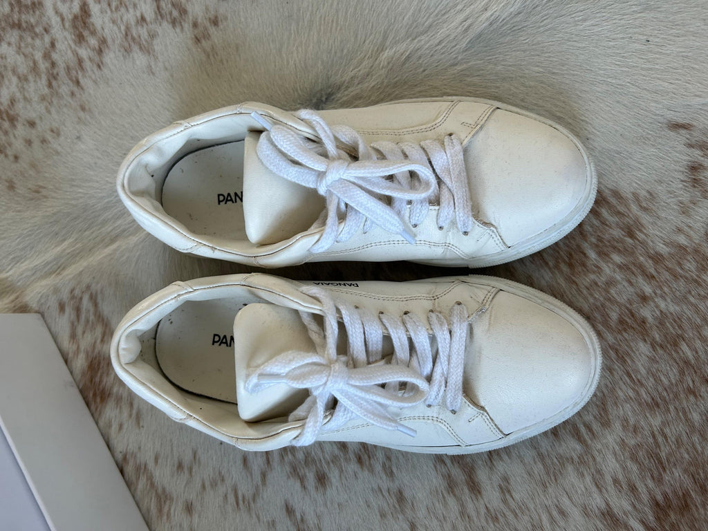 White Grape Leather Low Sneakers