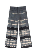 Dior Grey Tie Dye Wide Leg Jeans